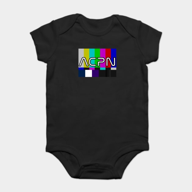 New ACPN Social Media Logo Baby Bodysuit by Art Comedy Pop-Culture Network!